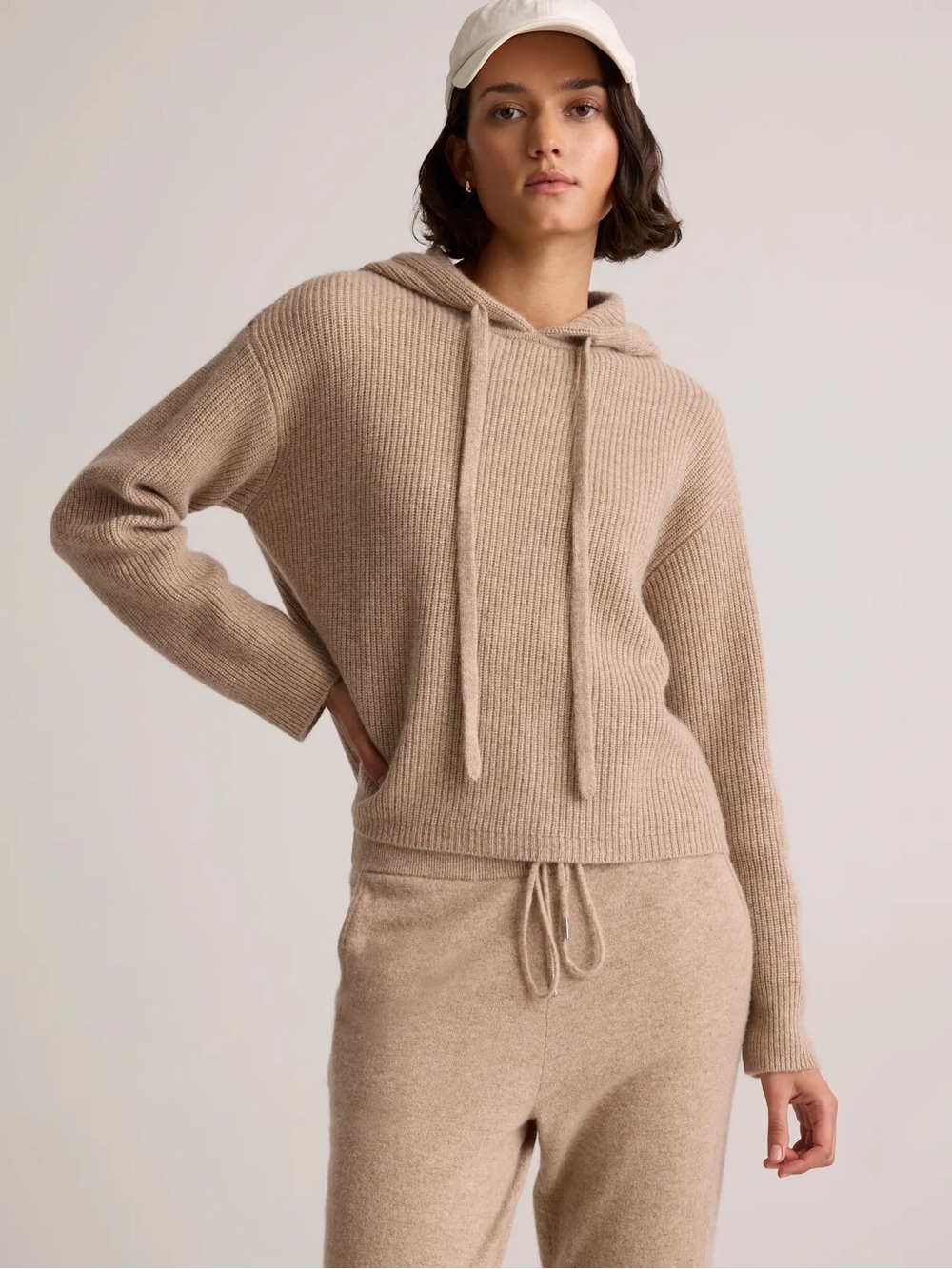 Quince Mongolian Cashmere Fisherman Pullover